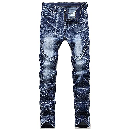 Naxxramas Jeans Herren Hose Jeanshose Männer Slim Fit Stretch Denim (blau 910,42,42) von Naxxramas