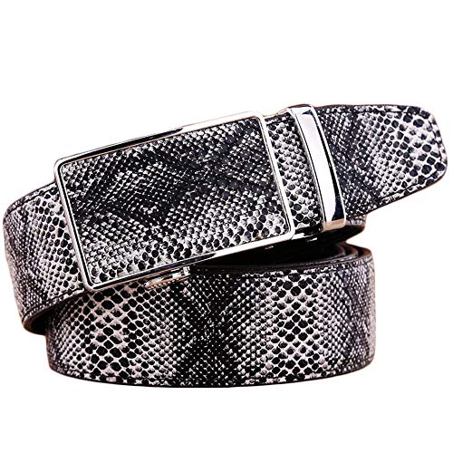 Naxxramas Schlange Korn automatisch Schnalle Original Leder Gürtel hoch Qualität Luxus Herren von Naxxramas
