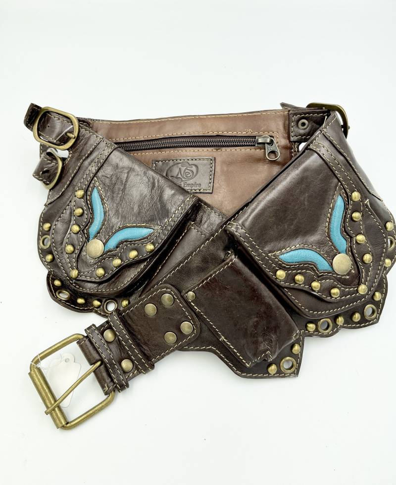 Braune Leder Allzweck Gürtel - Hüfttasche/ Fanny-Pack/Gebrauchs Gürtel, Bauchtasche/ Reise Braune Leder Allzweck Gürtel - Hüfttasche/ Fanny-Pack/Gebrauchs Gürtel, Bauchtasche/ Reise von NayturesEmpire