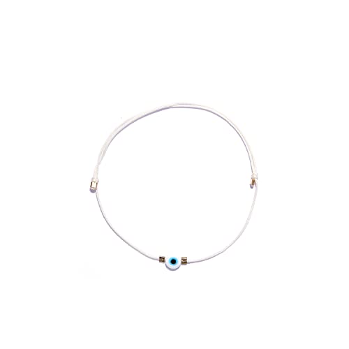 NAZ COLLECTION - Handgefertigtes böser Blick-Armband, Schnur, Kabbala-Schutz, Hamsa, verstellbares mexikanisches Armband, Mal de Ojo, Glücksamulett für Damen, Herren, Familie, Freunde, Kunststoffglas NAZ COLLECTION - Handgefertigtes böser Blick-Armband, Schnur, Kabbala-Schutz, Hamsa, verstellbares mexikanisches Armband, Mal de Ojo, Glücksamulett für Damen, Herren, Familie, Freunde, Kunststoffglas von Naz Collection