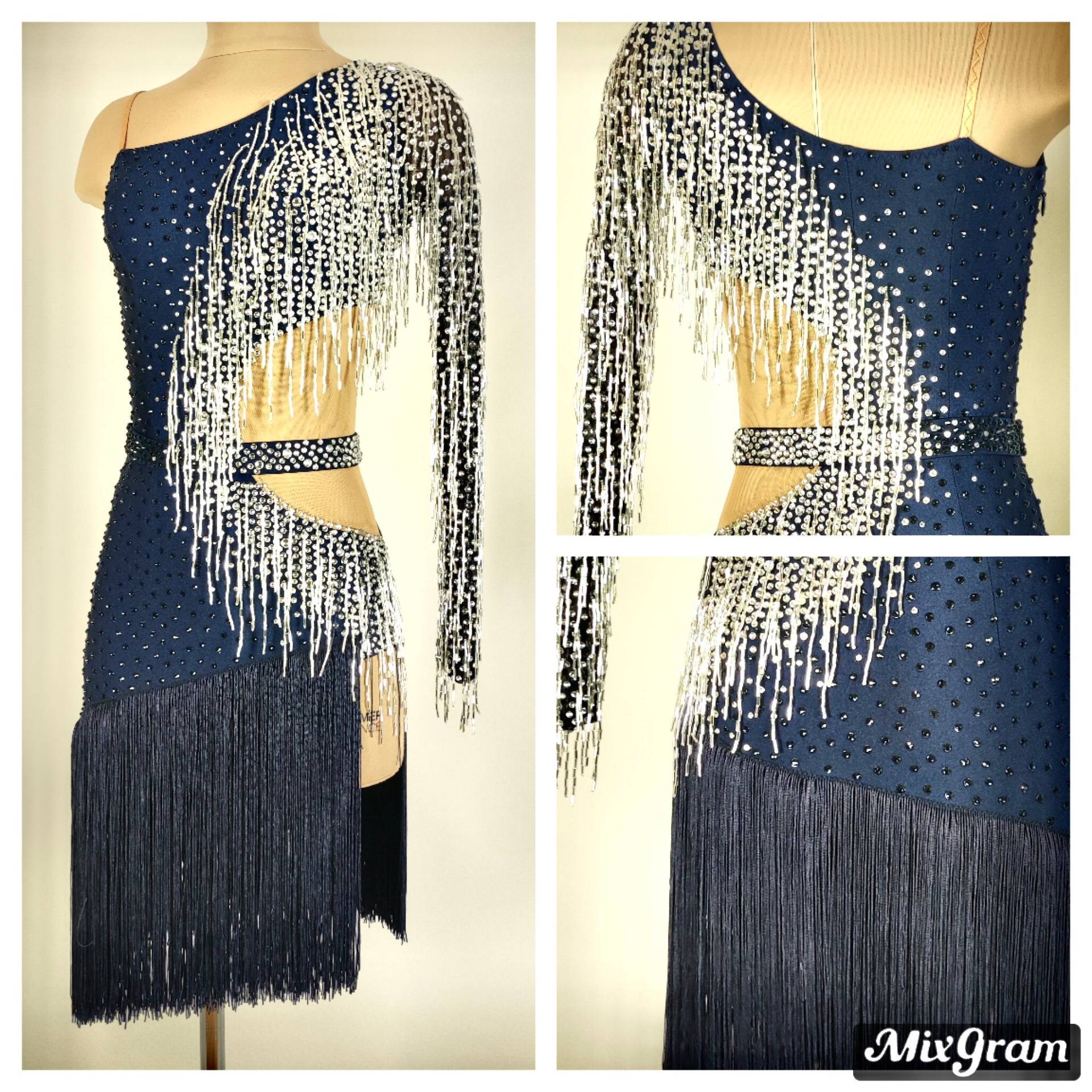 Ballroom Standard & Latein Tanzkleid Mit Swarovski Kristallen von NazarDanceBoutique