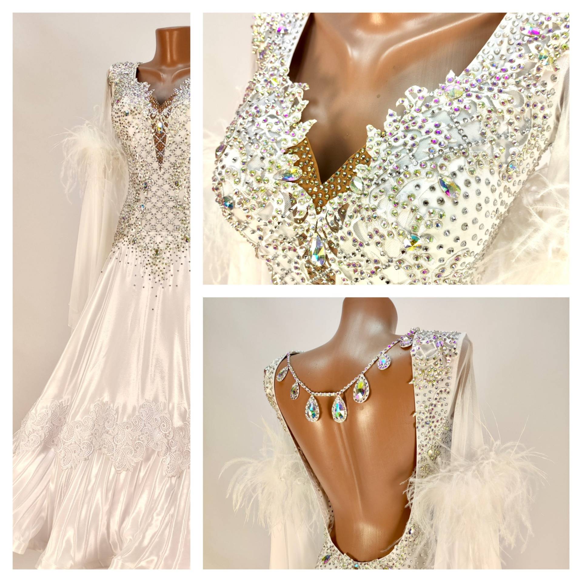 Gesellschaftstanz Kleid. Maßgeschneidertes Ballkleid Für Standard/Glatt Mit Swarovski von NazarDanceBoutique