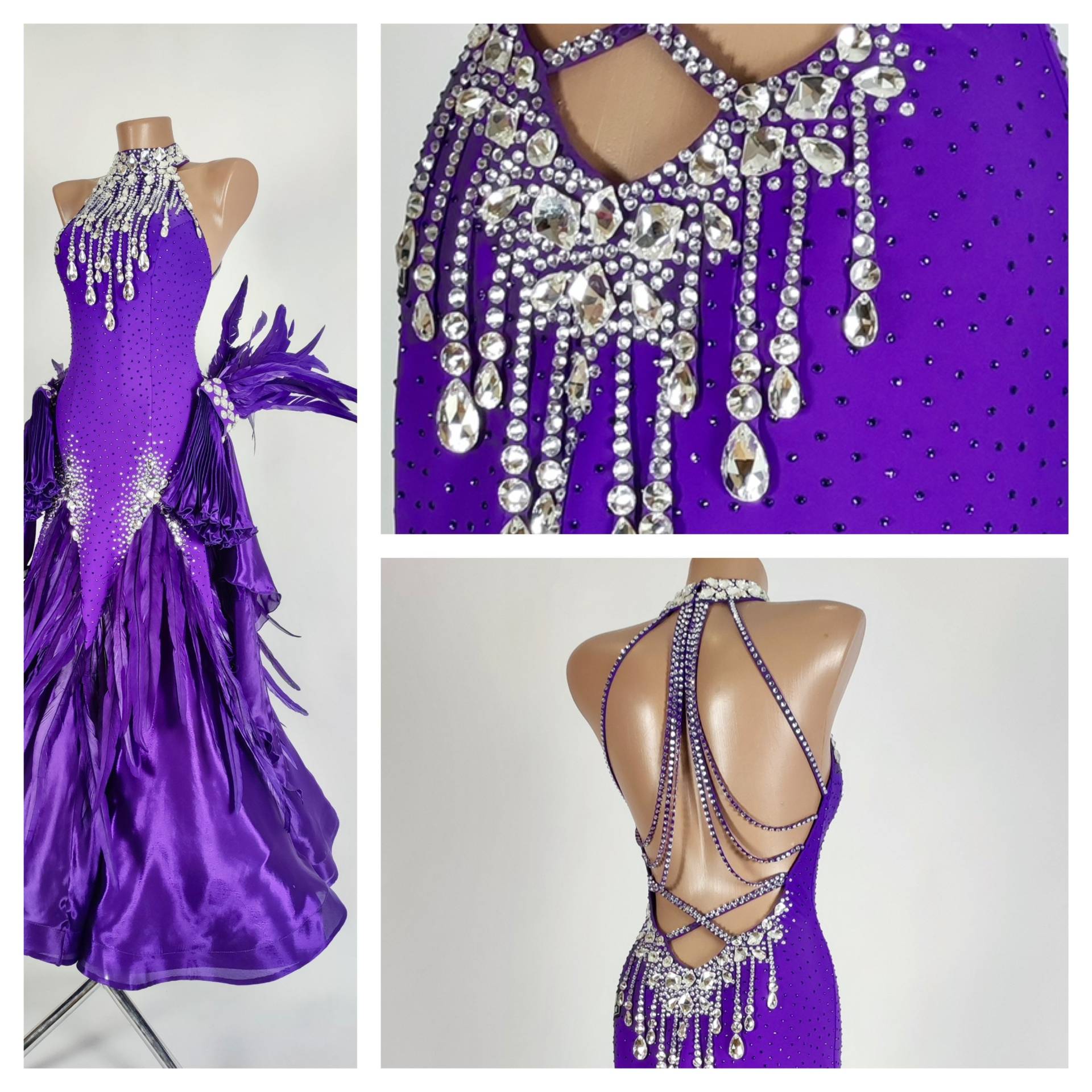 standard Ballroom Dress Couture Design. Maßanfertigung von NazarDanceBoutique