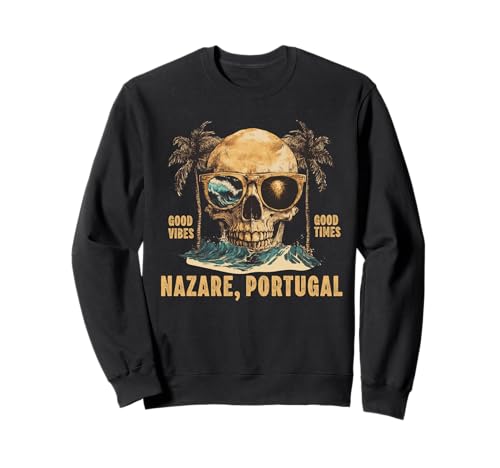 Nazare Portugal Strand Souvenir Portugiesische Reise Männer Frauen Sweatshirt von Nazare Portugal Souvenir Portuguese t
