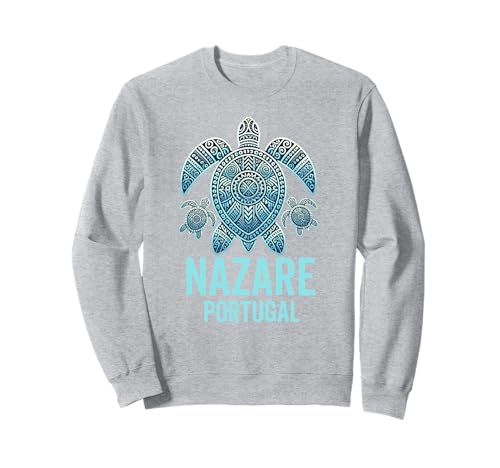 Nazare Portugal Strand Souvenir Portugiesische Reise Männer Frauen Sweatshirt von Nazare Portugal Souvenir Portuguese t
