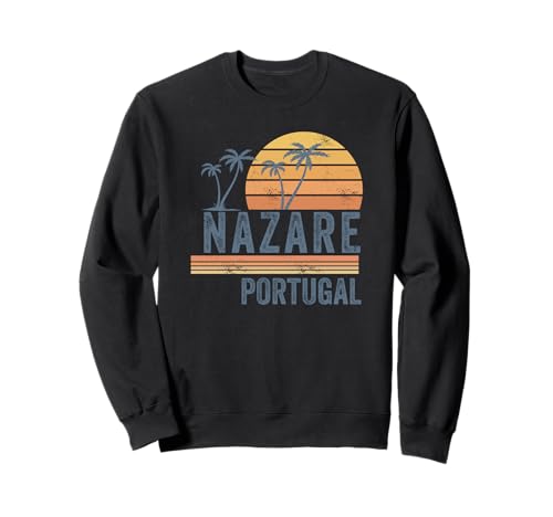 Nazare Portugal Strand Souvenir Portugiesische Reise Männer Frauen Sweatshirt von Nazare Portugal Souvenir Portuguese t