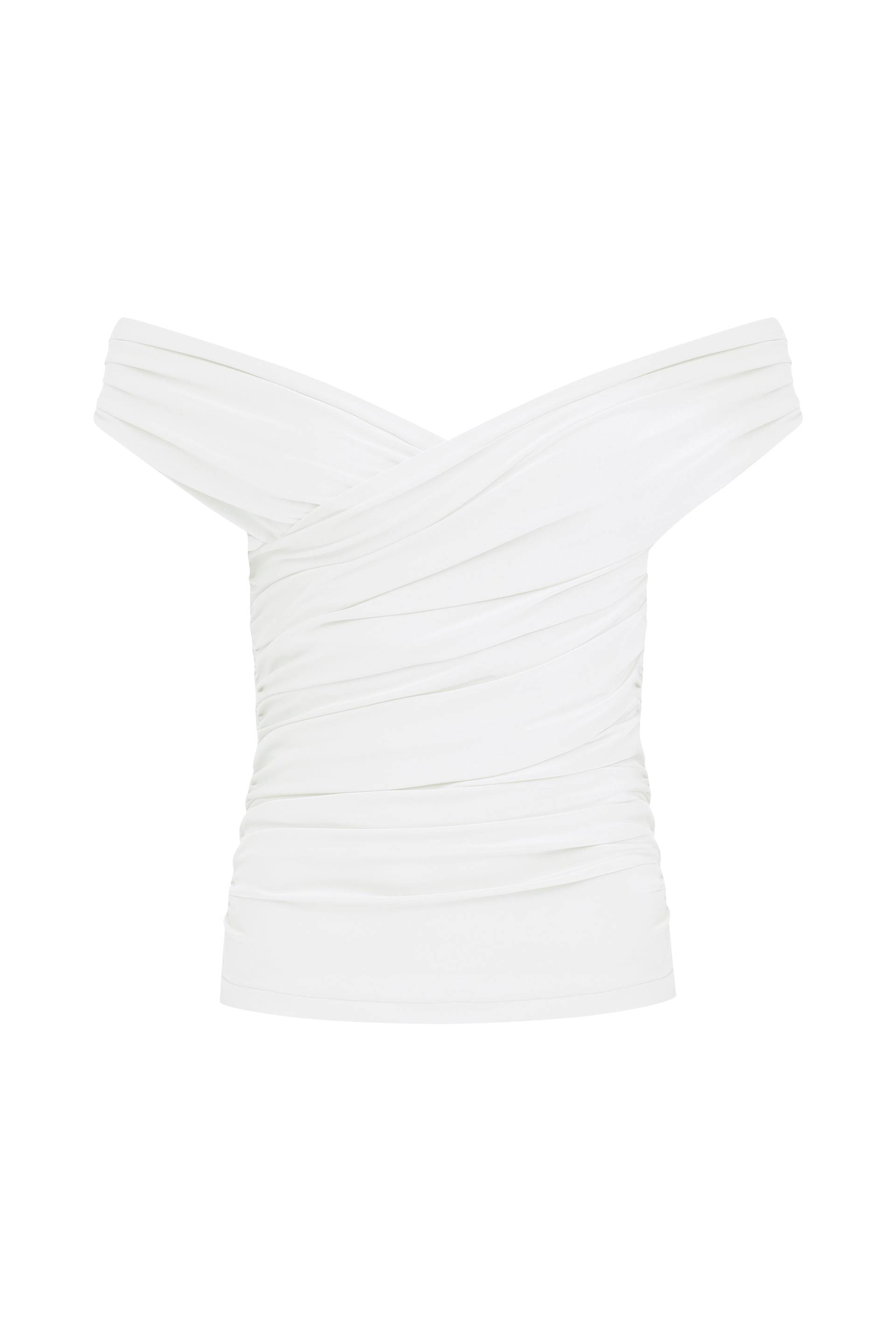 Cheri Blouse In White - White - S - Nazli Ceren - Short sleeve tops Cheri Blouse In White - White - S - Nazli Ceren - Short sleeve tops von Nazli Ceren