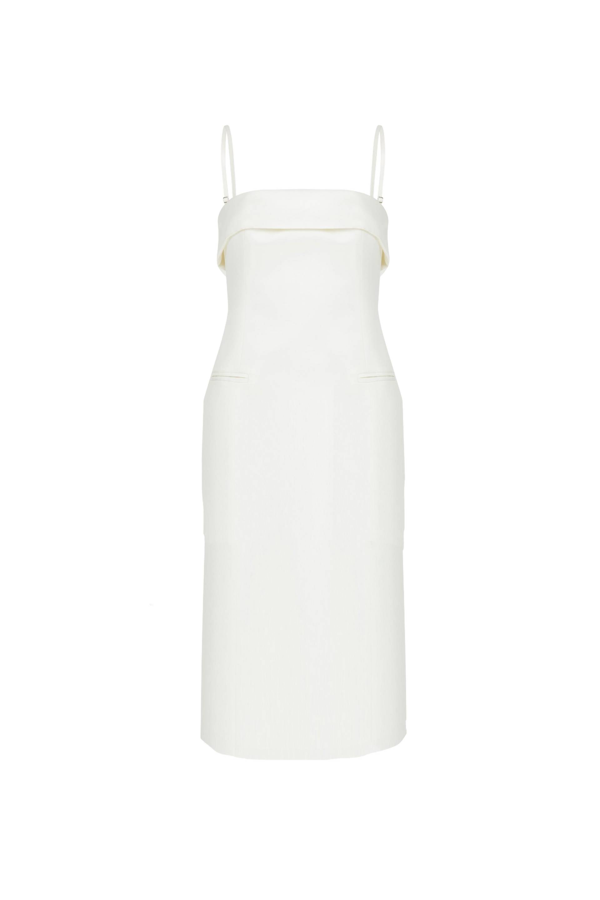 Gaia Long Dress In Vanilla Ice - White - S - Nazli Ceren - Midi dresses Gaia Long Dress In Vanilla Ice - White - S - Nazli Ceren - Midi dresses von Nazli Ceren