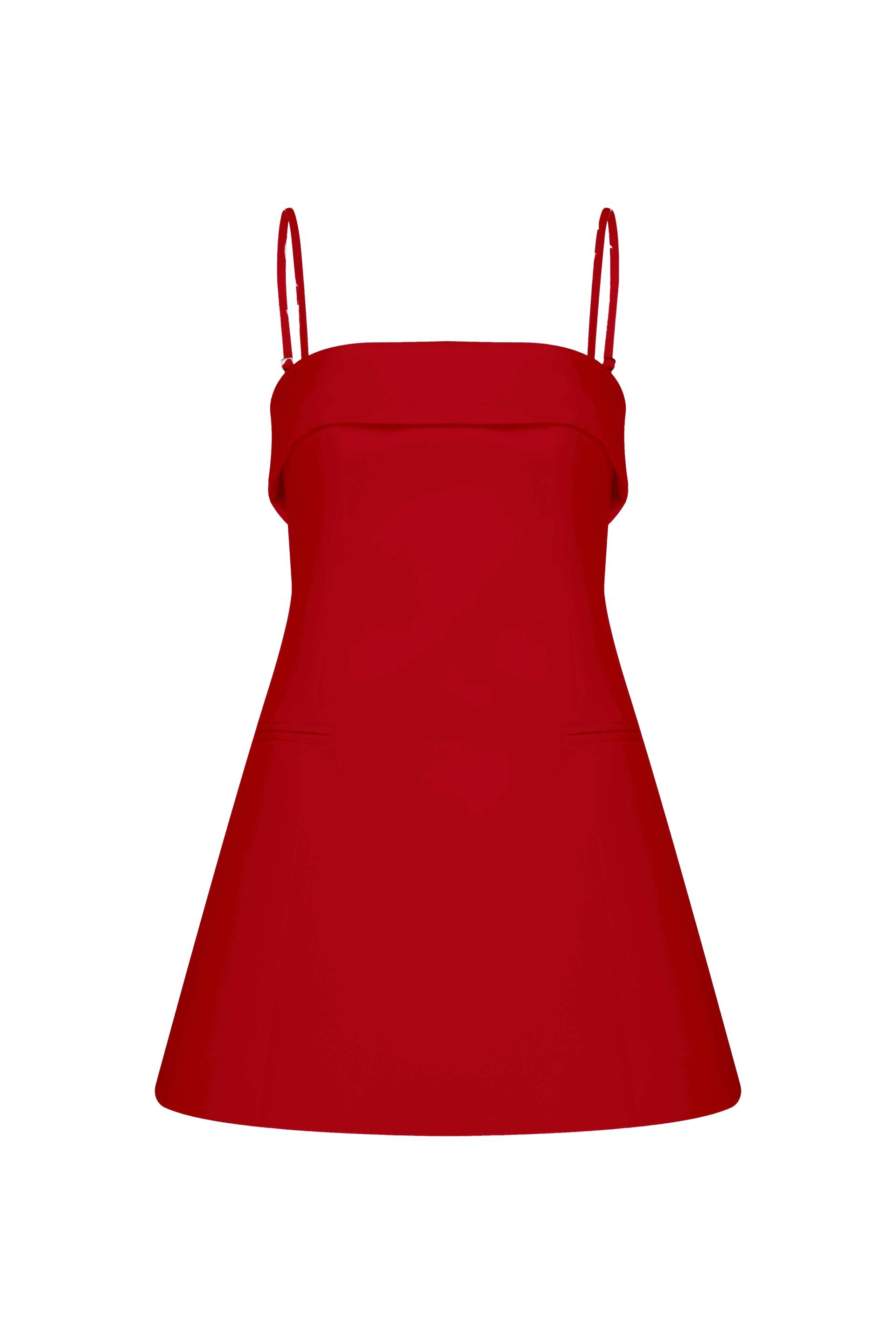 Nazli Ceren | Gaia Mini Dress in Fiery Red | Women's Red Mini dresses Nazli Ceren | Gaia Mini Dress in Fiery Red | Women's Red Mini dresses von Nazli Ceren