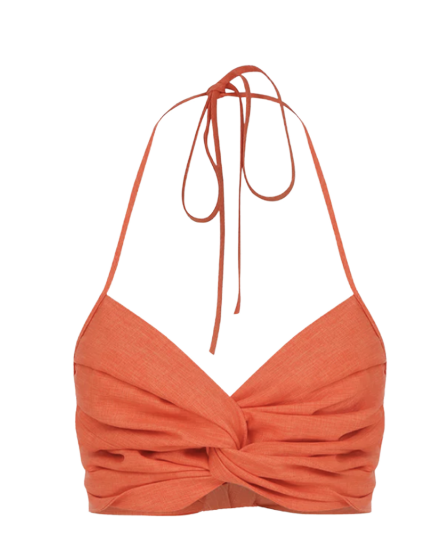 June Top in Spicy Orange von Nazli Ceren