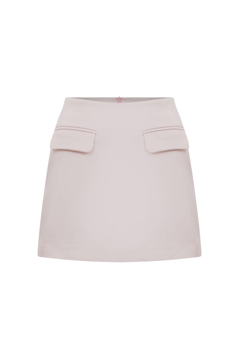 Nazli Ceren | Marde A-Line Mini Skirt In Cloud Pink | Women's Pale Pink Mini skirts von Nazli Ceren