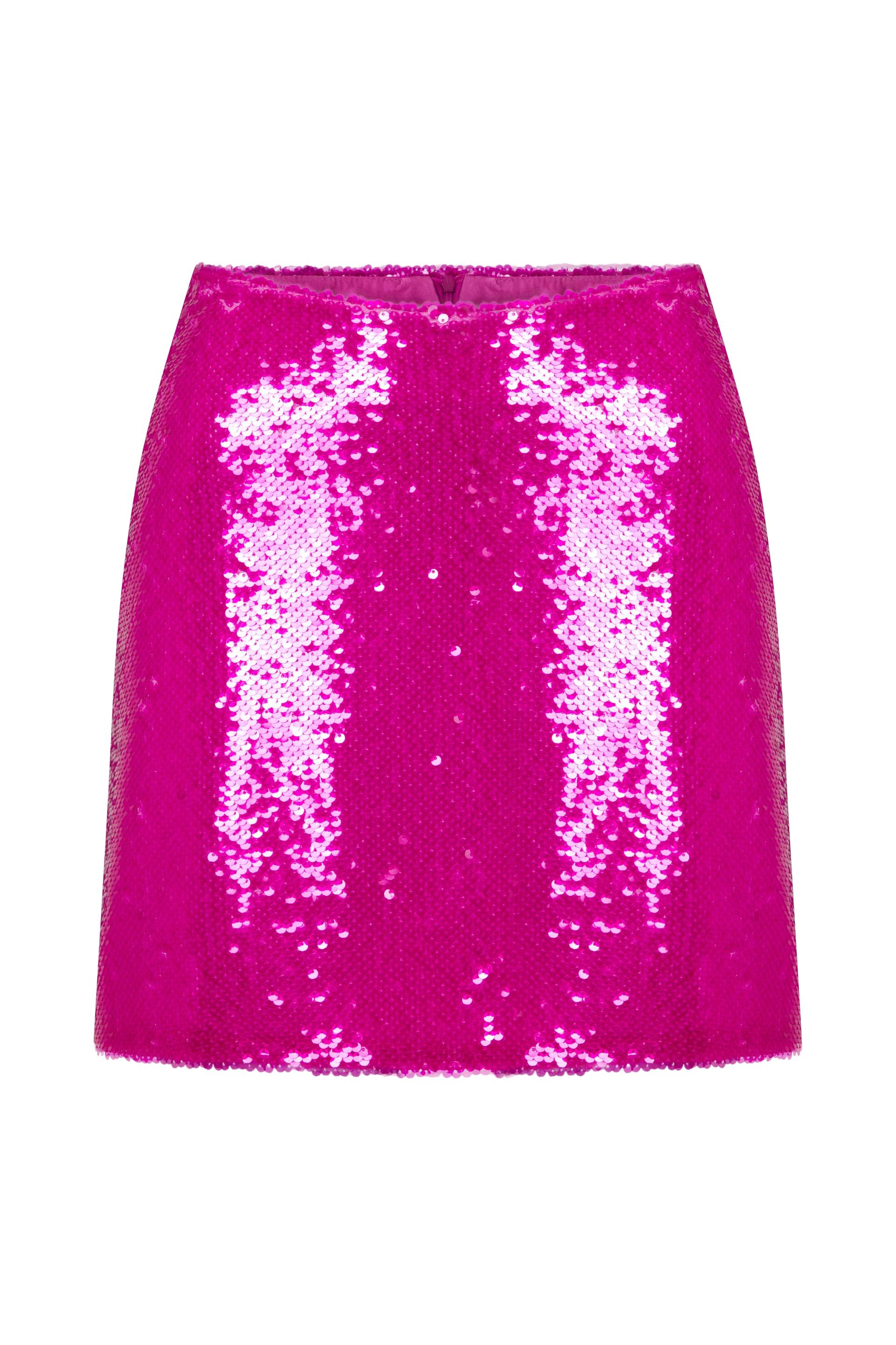 Marde Sequin Mini Skirt in Sugar Swizzle von Nazli Ceren