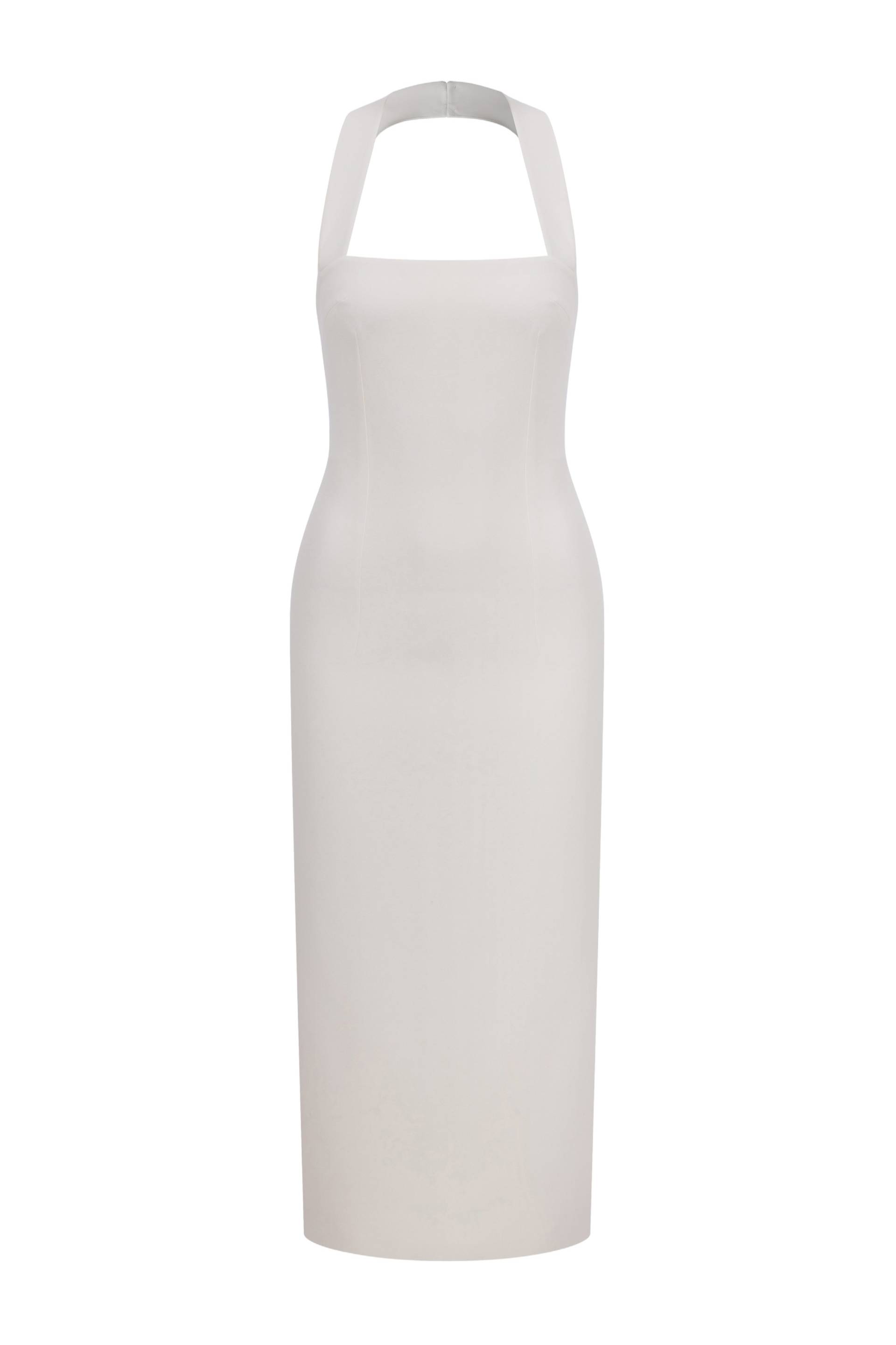 Margaux Crepe Dress - White - M - Nazli Ceren - Midi dresses Margaux Crepe Dress - White - M - Nazli Ceren - Midi dresses von Nazli Ceren