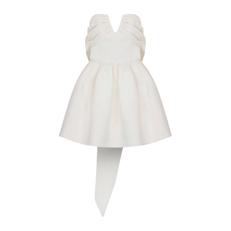 Nazli Ceren | Miro Strapless Mini Dress in Vanilla Ice | Women's White Clothing von Nazli Ceren