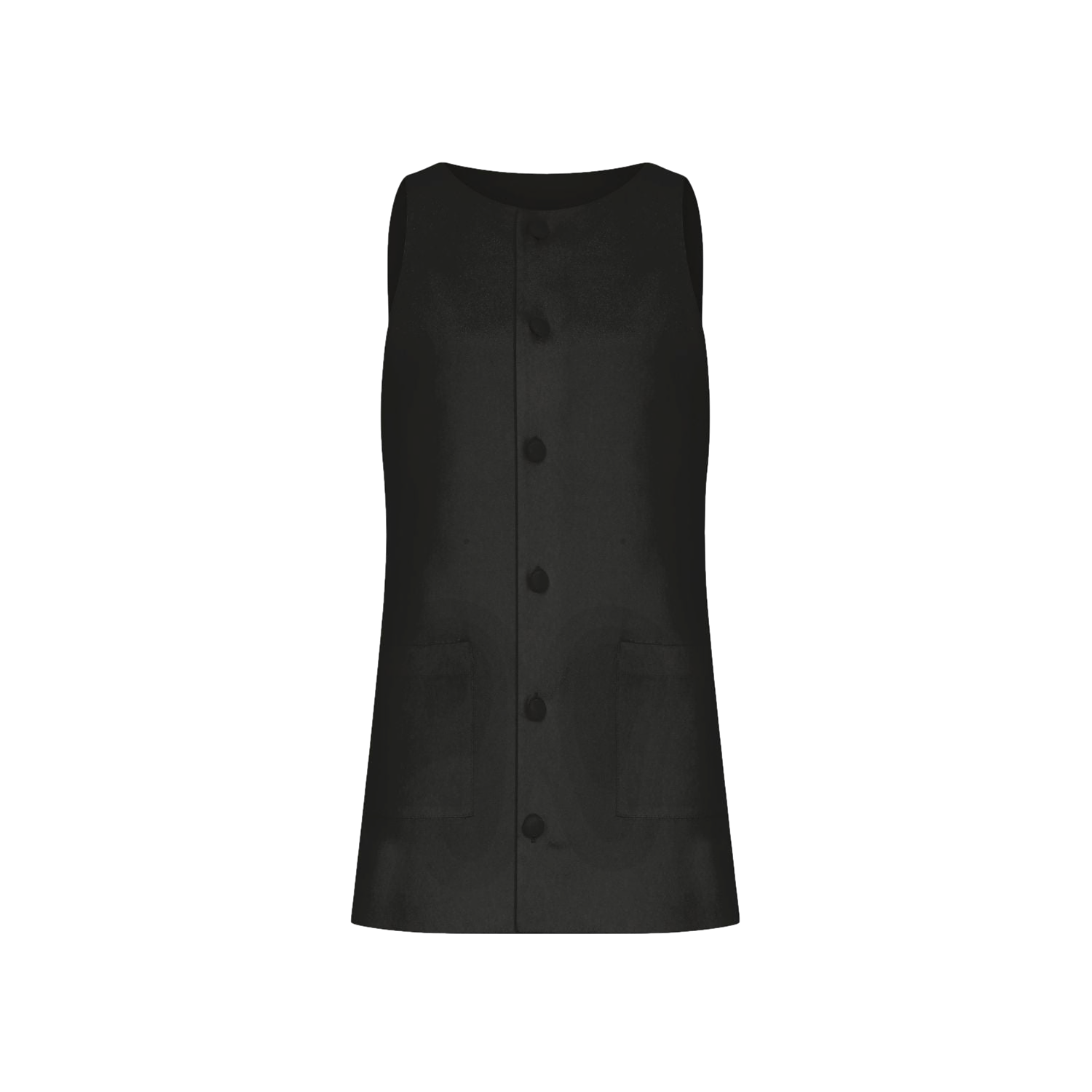 Odette Crepe Mini Dress in Black von Nazli Ceren