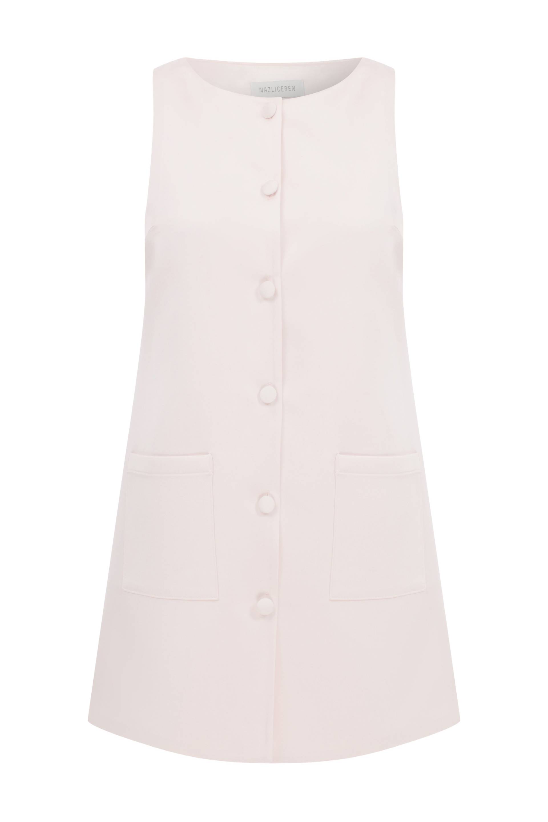 Odette Dress In Cloud Pink - Pink - L - Nazli Ceren - Mini dresses Odette Dress In Cloud Pink - Pink - L - Nazli Ceren - Mini dresses von Nazli Ceren