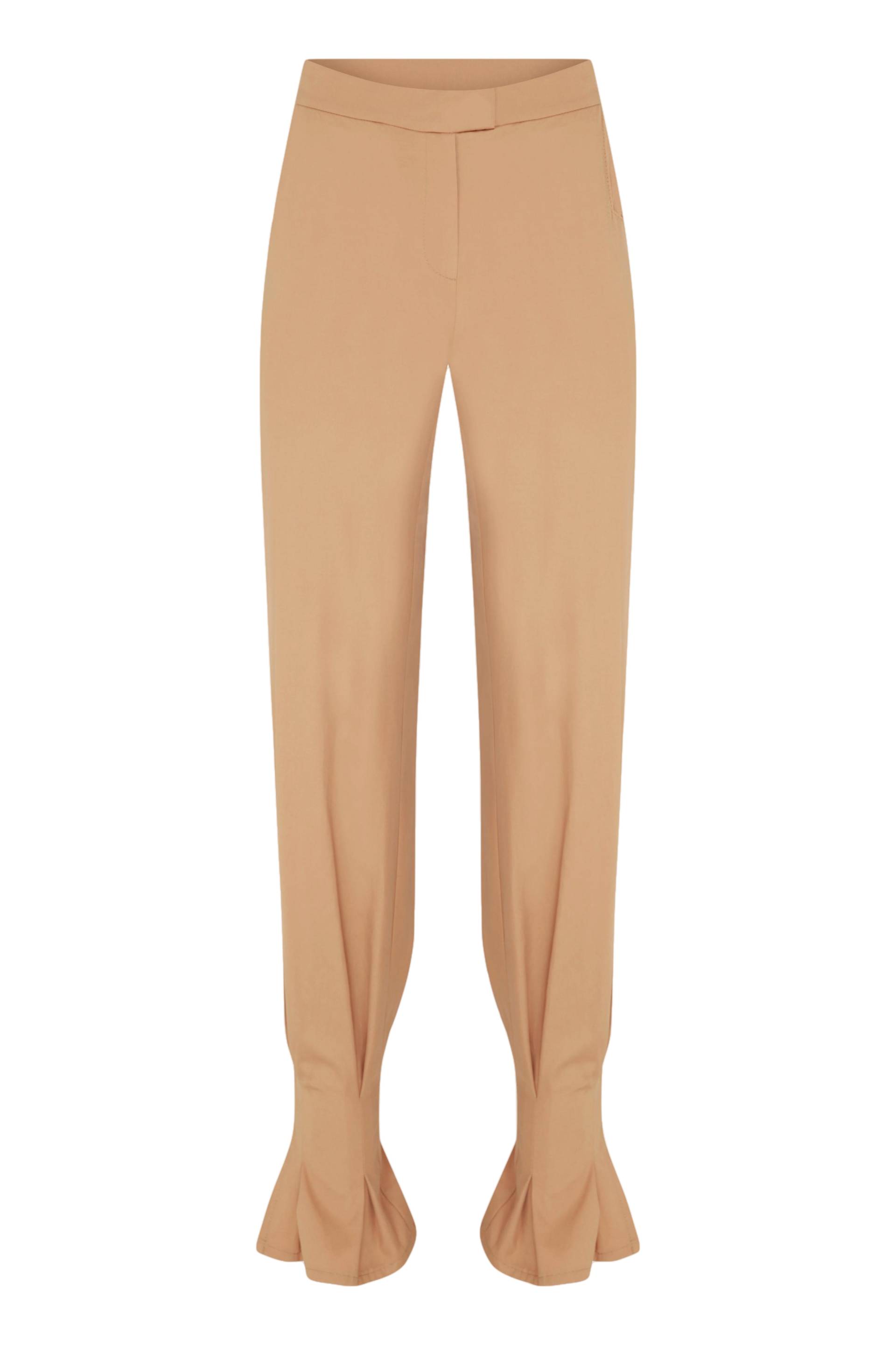 Raff Asymmetric Cotton Trousers von Nazli Ceren