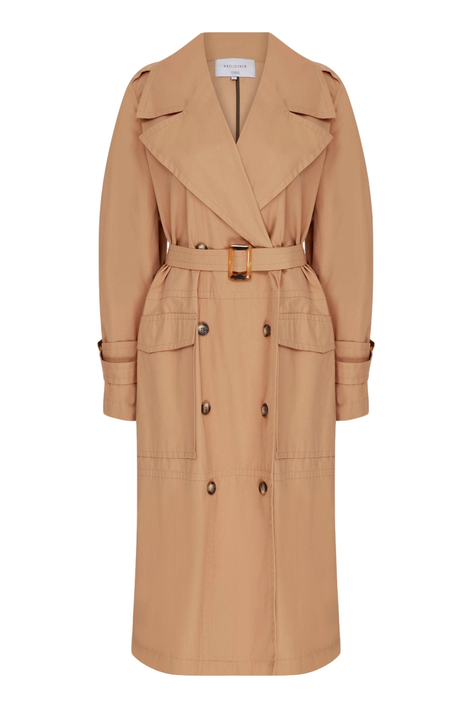 Nazli Ceren | Shelly Trenchcoat | Women's Beige Trench coats von Nazli Ceren