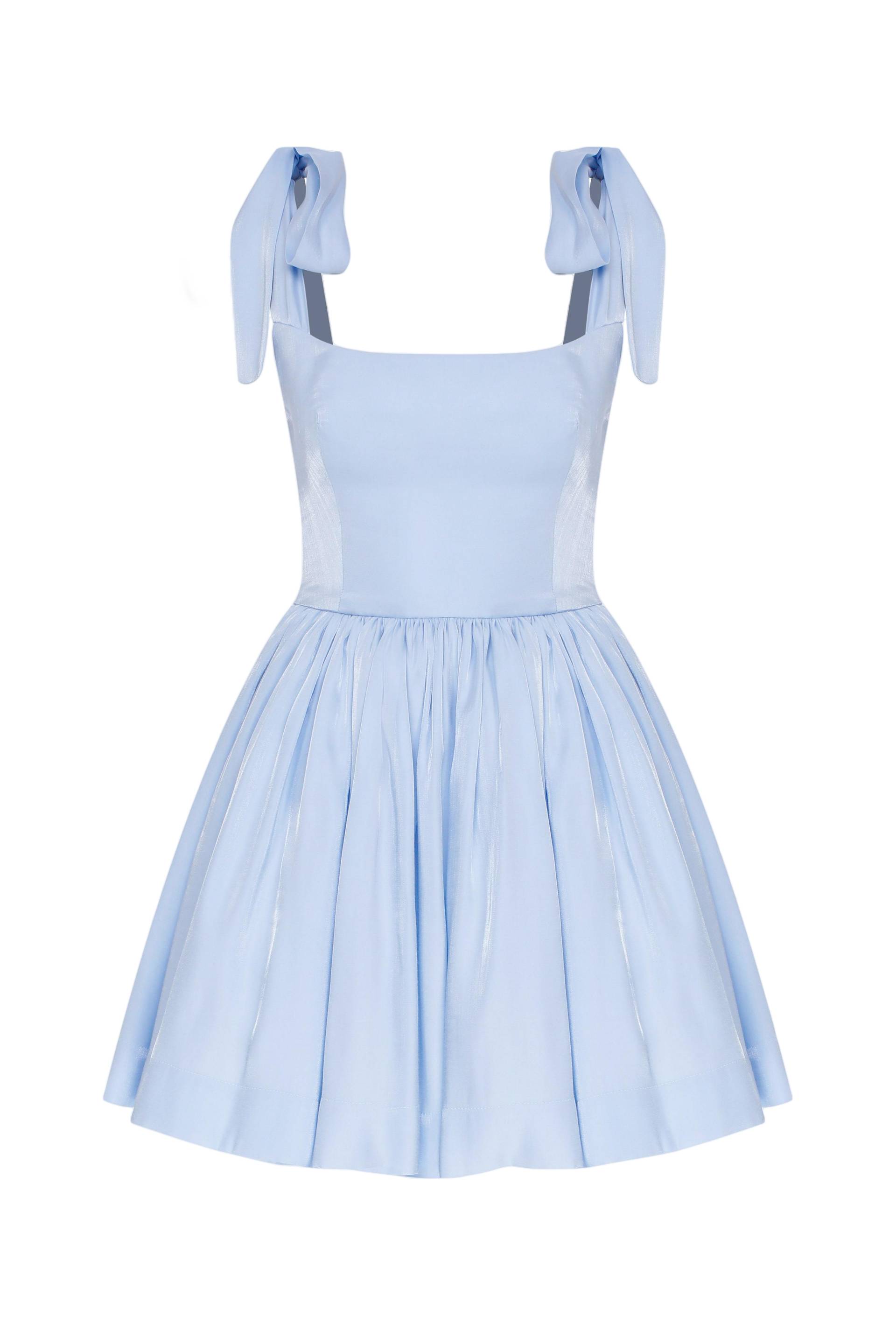 Sibby Baby Blue Dress - Blue - M - Nazli Ceren - Mini dresses Sibby Baby Blue Dress - Blue - M - Nazli Ceren - Mini dresses von Nazli Ceren