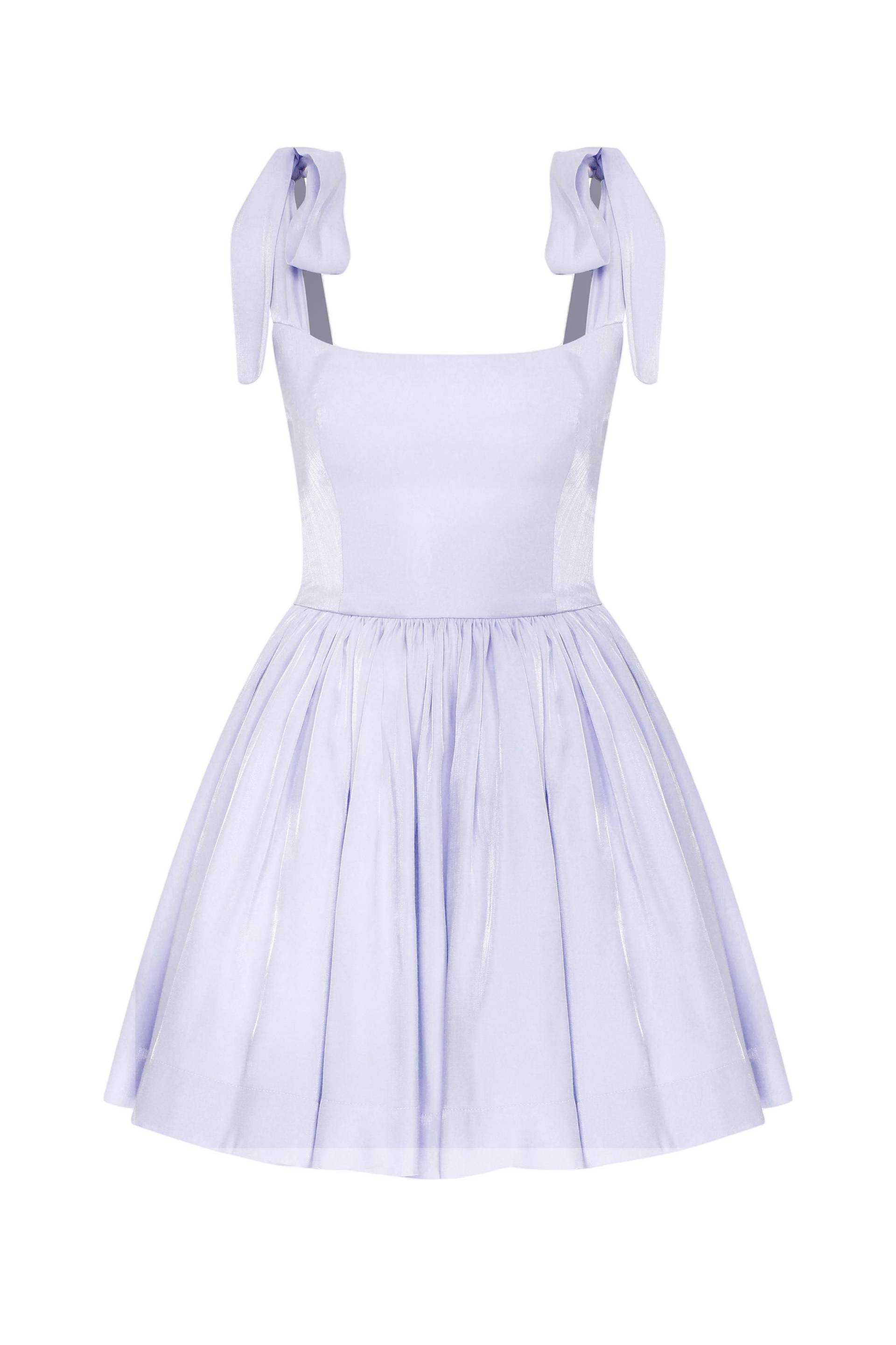 Nazli Ceren | Sibby Dress in Lilac | Women's Lavender Mini dresses Nazli Ceren | Sibby Dress in Lilac | Women's Lavender Mini dresses von Nazli Ceren