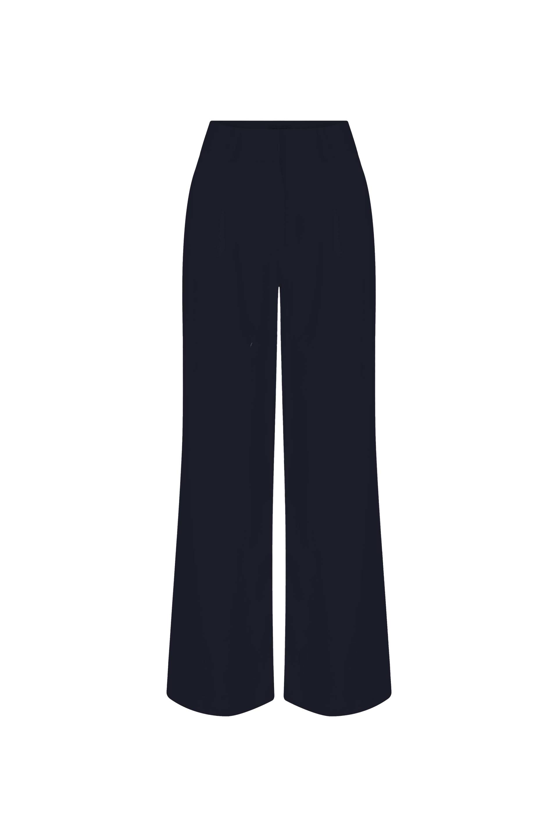 Tina Linen Trousers in Dark Navy von Nazli Ceren