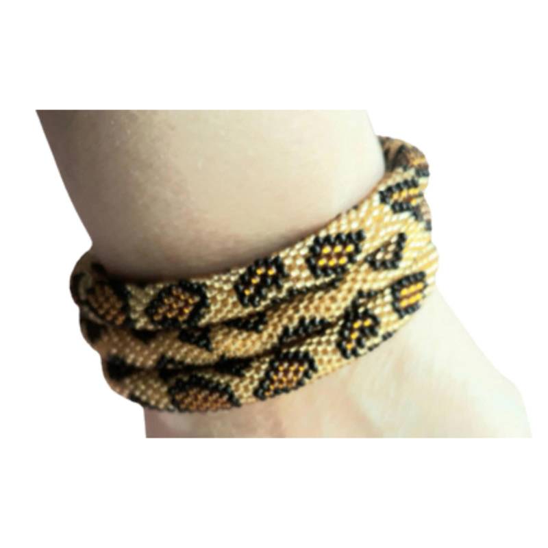 Handgemachte Armbänder Mit Leopardenmuster - Unisex, Metallfrei von NazliDesignProducts
