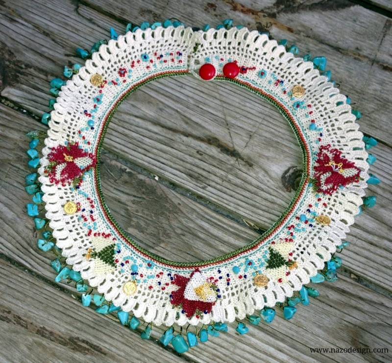 Nadel-Spitzen-Halskette, Türkis-stein-Halskette, Natürliche Türkis-Halskette, Handgemachte Halskette, Handgemachter Schmuck Öffnet Nadel-Spitzen-Halskette, Türkis-stein-Halskette, Natürliche Türkis-Halskette, Handgemachte Halskette, Handgemachter Schmuck Öffnet von NazoDesign