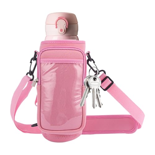 Nbbwwu Magnetische Flaschentasche – Flaschen-Tragetasche – Fitnesszubehör Organizer Tragetasche mit Schultergurt für Arbeit und Sport Halten Sie Ihre Gegenstände vom schmutzigen Boden fern, rose von Nbbwwu