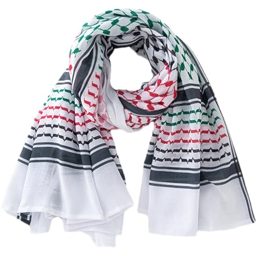 Nbbwwu PaläStina, Palestine,Arabisches Kopftuch Für Erwachsene, Kopf-Halstuch,Arabischer Shemagh, Kopfwickelschal,Herrenmode Für Familie,Freunde,Kinder,arabischer Wrap von Nbbwwu
