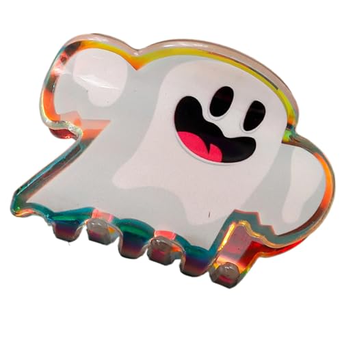 Dicke Haarklammern, Halloween-Haarspangen – gruselige Halloween-Accessoires, Geister-Haarspange | Vielseitige kleine Haarspangen, Halloween-Klammern für Frauen und Fi von Nbhuiakl