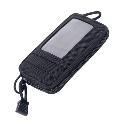 Große Geldbörse, Geldbeutel, Geldbörse mit Tasche aus Nylon | kleine wasserdichte Tasche für Münzen, Outdoor-Taillentasche, kompakte Tasche für Camping, Equ, Schwarz , Se référer au descriptif, Siehe von Nbhuiakl