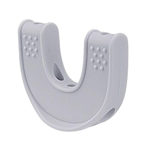 Kiefertrainer für Frauen,Doppelkinntrainer - Silikon-Doppelkinn-Reduzierer-Kieferlinien-Trainer | Werkzeug zur Kieferstärkung und Kieferformung mit Aufbewahrungsbox für Erwachsene von Nbhuiakl