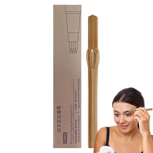 Microblading Augenbrauenstift, Microblading, Augenbrauenstift, langlebig, schweißbeständig, Augenbrauenpinsel, Augenbrauenpinsel, 4 Gabelspitzen für Lehrer von Nbhuiakl
