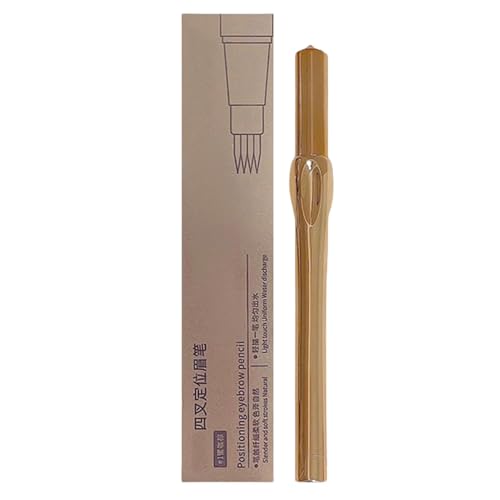 Microblading Augenbrauenstift, Microblading, Augenbrauenstift, langlebig, schweißbeständig, Augenbrauenpinsel, Augenbrauenpinsel, 4 Gabelspitzen für Lehrer von Nbhuiakl