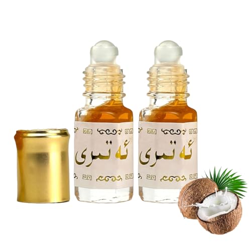 3 Ml Roll-On Fruchtiges Parfümöl, Roll-On Parfümöl Für Damen, Reisegröße Rollerball, Kokosöl Roll-On Parfüm, Langanhaltender Duft (2 Stück) von Nbzsmlkn