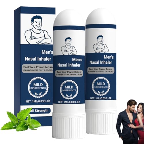 Surfgow Inhalator, Surfgow Nasenstift, Komplexer Naseninhalator Für Männer, Natürlicher Naseninhalator, Naseninhalator Für Männer, Gibt Energie Und Vitalität Zurück (2,Starke Edition) von Nbzsmlkn