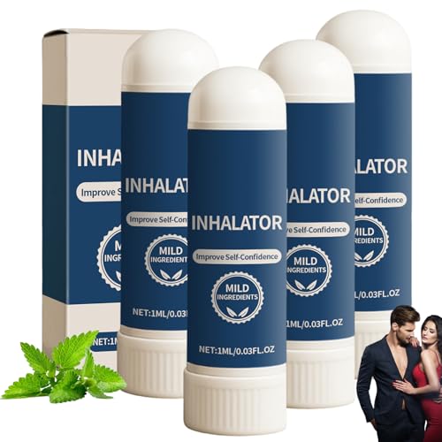 Surfgow Inhalator, Surfgow Nasenstift, Komplexer Naseninhalator Für Männer, Natürlicher Naseninhalator, Naseninhalator Für Männer, Gibt Energie Und Vitalität Zurück (4,Klassische Edition) von Nbzsmlkn