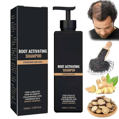 Tindedly Root Activator Shampoo, Root Activator Shampoo, Haarwurzelaktivierendes Shampoo, Natürliche Haarshampoos, Root Activator Shampoo Für Männer Und Frauen (1 Stück) von Nbzsmlkn