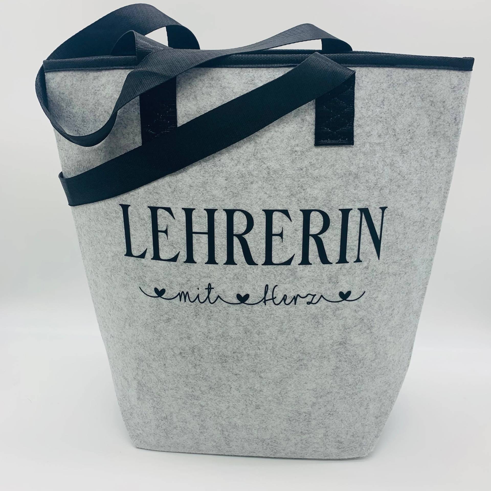 Tragetasche Lehrerin Mit Herz, Eine Wundervolle Individuelle Geschenkidee von NeLibyLisa