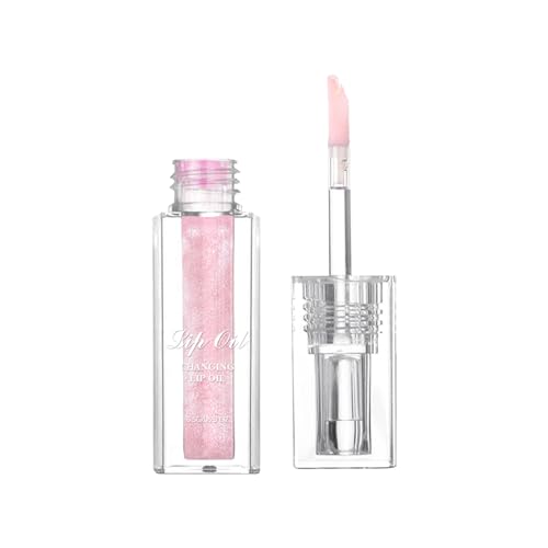 Magic Color Changing Lip Oil, Conversion Lip Oil, Warm Change Moisturizing Lip Glow Oil, Long Lasting Nourishing Transparent Plumping Lip Oil, Hydrating Lip Glow Oil for Women (1) von NeZih