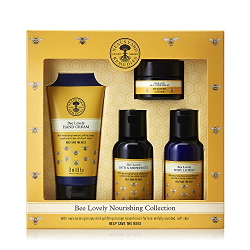 Neal's Yard Remedies | Bee Lovely Nourishing Collection | Set aus Handcreme, Duschgel, Körperlotion & All Over Balm | Geschenke für Frauen | 4 Stück von Neal's Yard Remedies