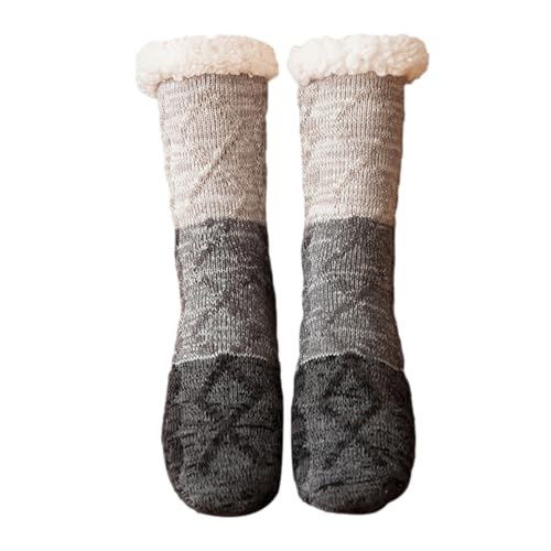 Bodensocken für den Innenbereich, Winter-Bodensocken,Flauschige Socken für Damen - Bequeme lange Schlafsocken, Must-Haves für Männer, Kinder und Mütter nach der Geburt Neamou von Neamou