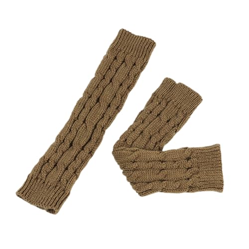 Neamou Lange fingerlose Handschuhe, Armstulpen-Winterwärmer - Winter gestrickte Armwärmer Fingerlose Handschuhe | Weiche und dehnbare halbe Finger-Winter-warme gestrickte Armstulpen für Familie, Neamou Lange fingerlose Handschuhe, Armstulpen-Winterwärmer - Winter gestrickte Armwärmer Fingerlose Handschuhe | Weiche und dehnbare halbe Finger-Winter-warme gestrickte Armstulpen für Familie, von Neamou