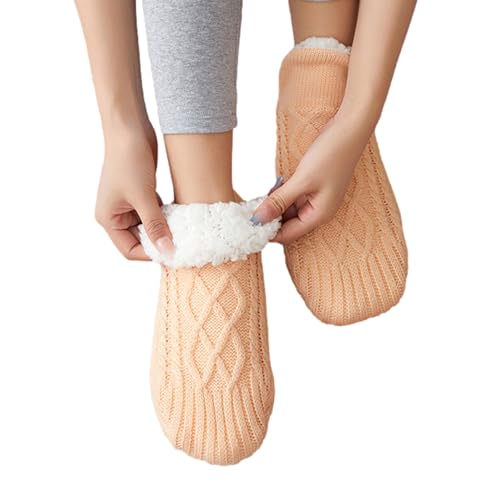 Neamou Slipper Socken Flauschige Socken - Winter dicke Fuzzy-Socken Slipper-Socken für Damen - Dicke, flauschige Slipper-Socken, warme Weihnachtssocken für Damen und Herren von Neamou