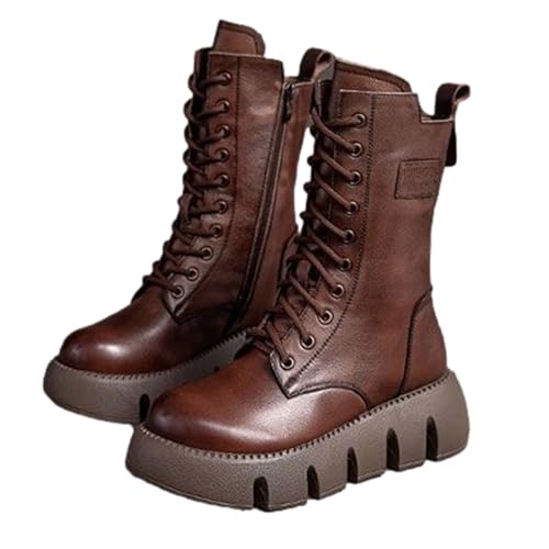 Neamou Stiefel mit Profilsohle für Damen - Wasserdichte Damenschuhe Schneestiefel mit dicken Sohlen - Damenstiefel, Winterzubehör, lässig für den Alltag beim Dating Neamou Stiefel mit Profilsohle für Damen - Wasserdichte Damenschuhe Schneestiefel mit dicken Sohlen - Damenstiefel, Winterzubehör, lässig für den Alltag beim Dating von Neamou