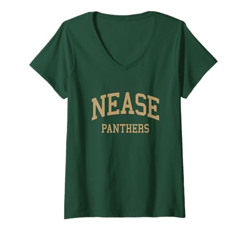 Damen Nease High School HS Ponte Vedra FL Retrosport T-Shirt mit V-Ausschnitt von Nease High School T-Shirts & Gifts