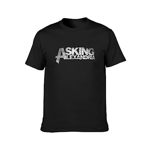 Asking Alexandria Logo Mens Black T-Shirt Black M von NeatDady