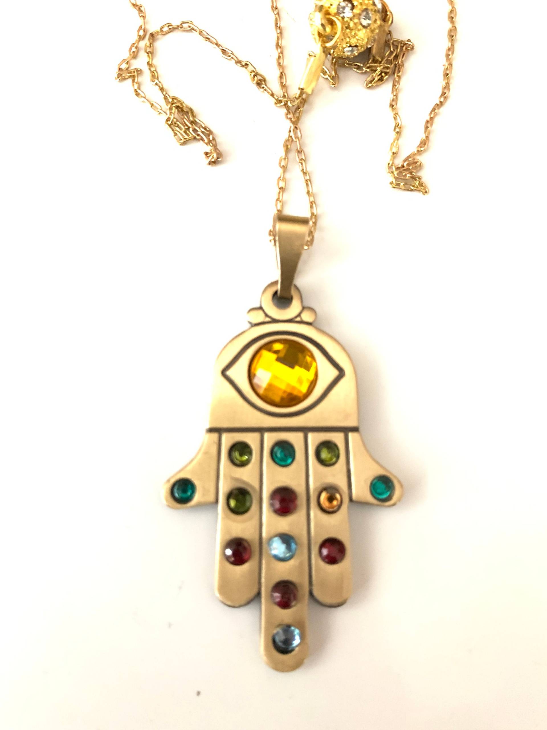 Hamza Oder Die Hand Der Fatima Halskette von NeatVikingJewelry