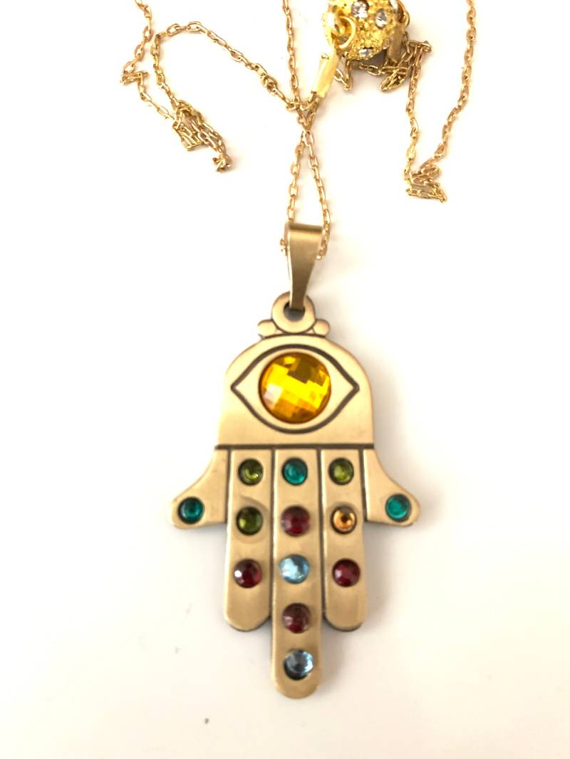 Hamza Oder Die Hand Der Fatima Halskette von NeatVikingJewelry