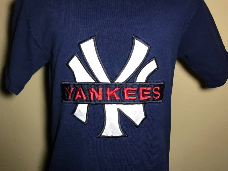 Vintage 90Er Jahre Mlb Basis Ball New York Yankees T-Shirt Größe M Medium von Neatshirt